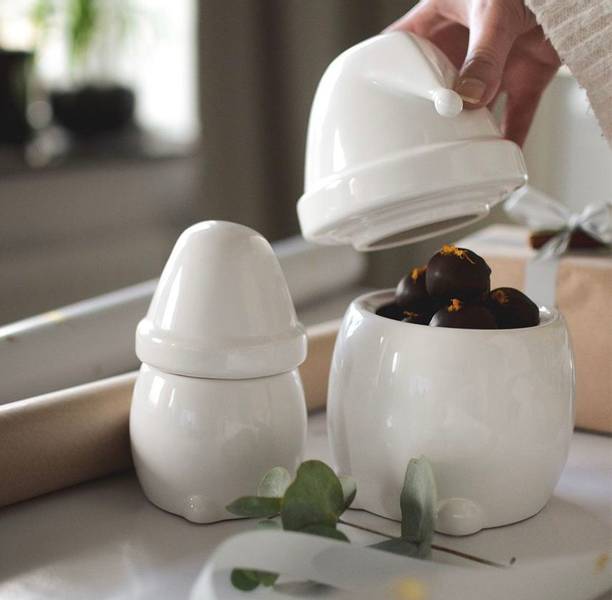 Eating Santa Liten Hvit – DBKD