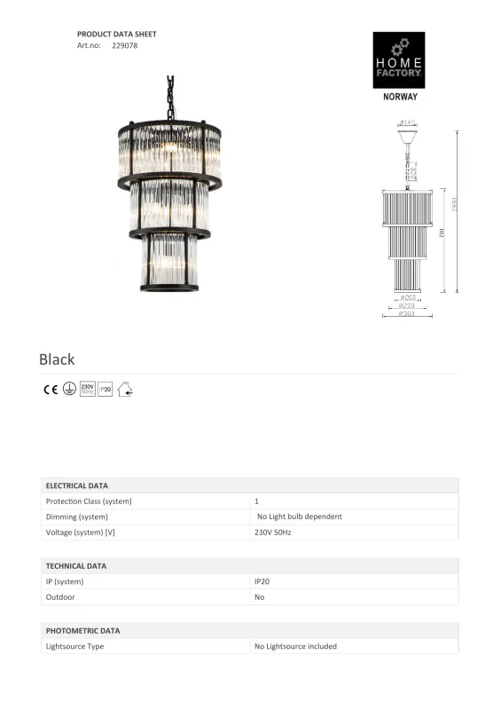 Corona trippel taklampe | Home Factory