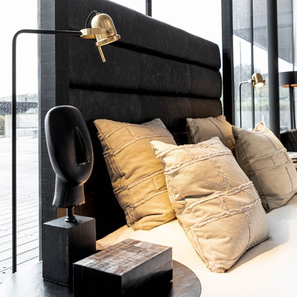 Abstract Fringe Grey 50x50cm Putetrekk - Artwood