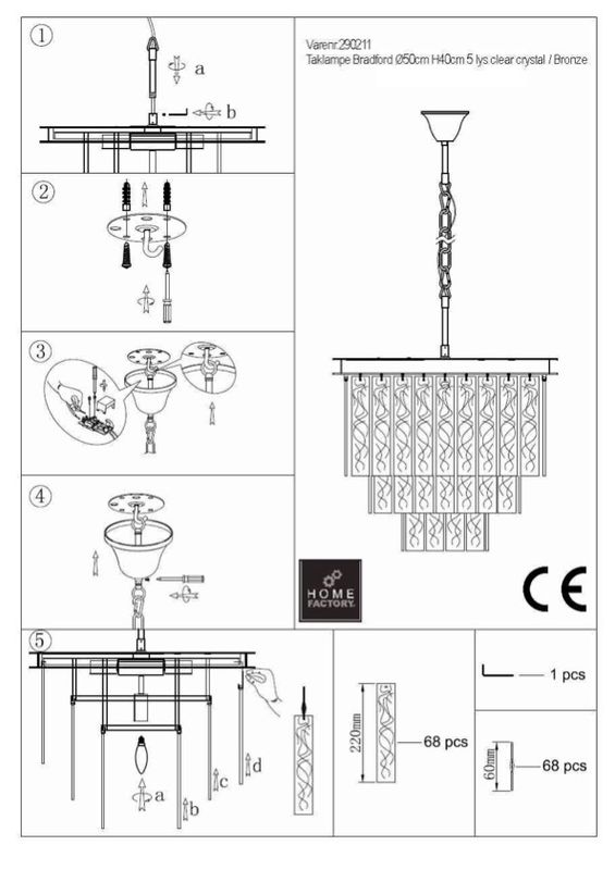 Bradford taklampe | Home Factory