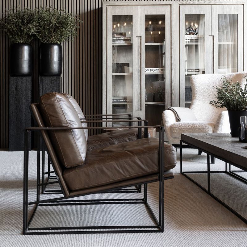  Bellagio lenestol – skinn | Artwood