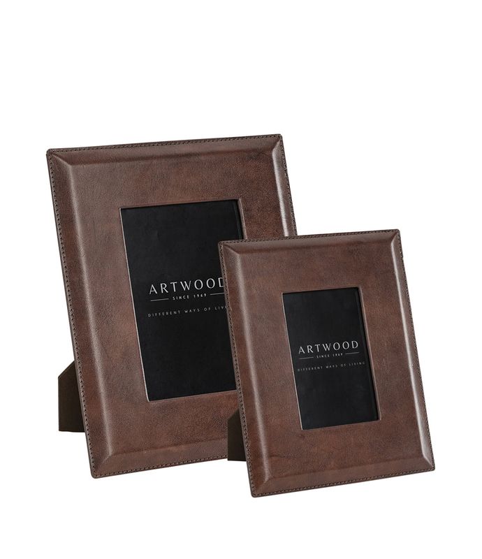 Mendoza Rammer Skinn 2-Set Brun - Artwood