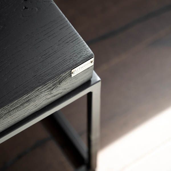 Carlisle Svart Rektangulær Sofabord - Artwood   