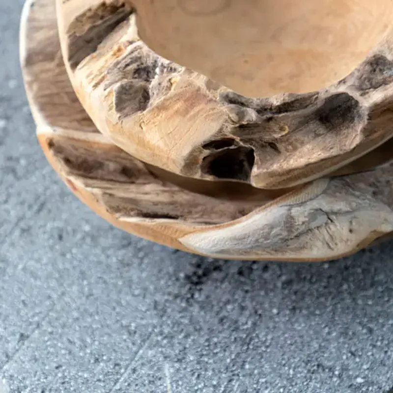 Root skåler og fat i teak | Artwood