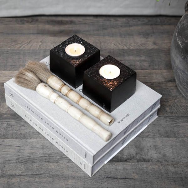 Telysholder Antikk Bronse -  Artwood