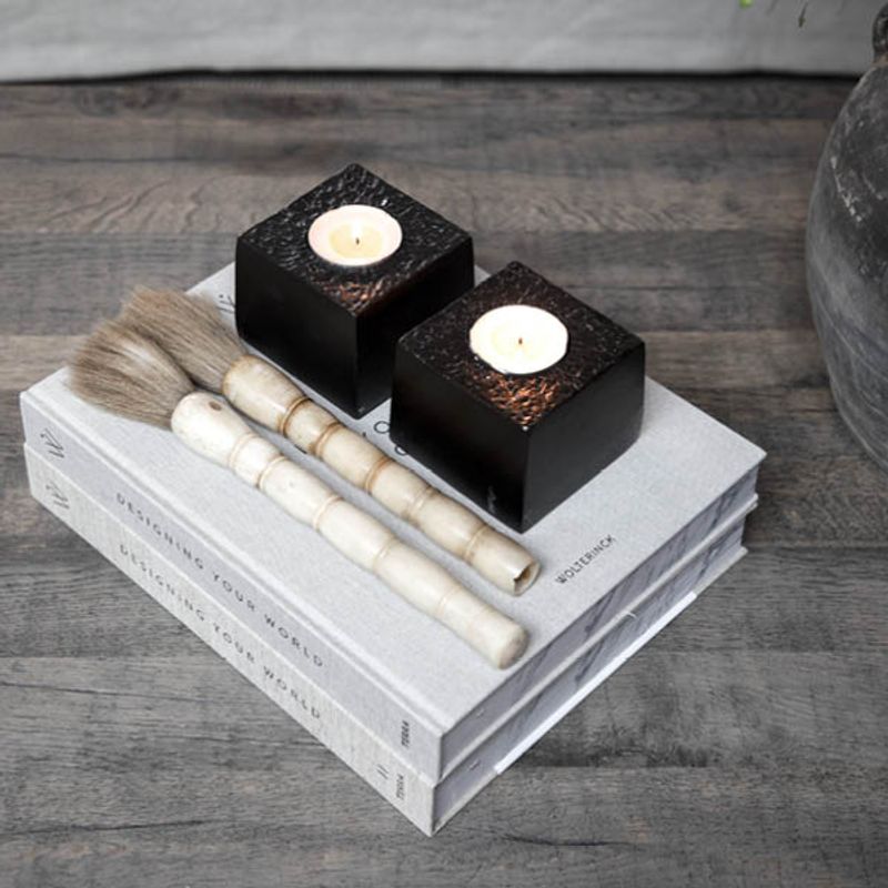 Telysholder Antikk Bronse -  Artwood