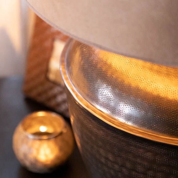 Lapedona Antikk Bronse Bordlampe - Artwood