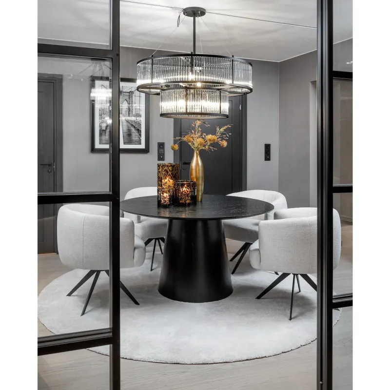 Delta svart spisebord | Home Factory
