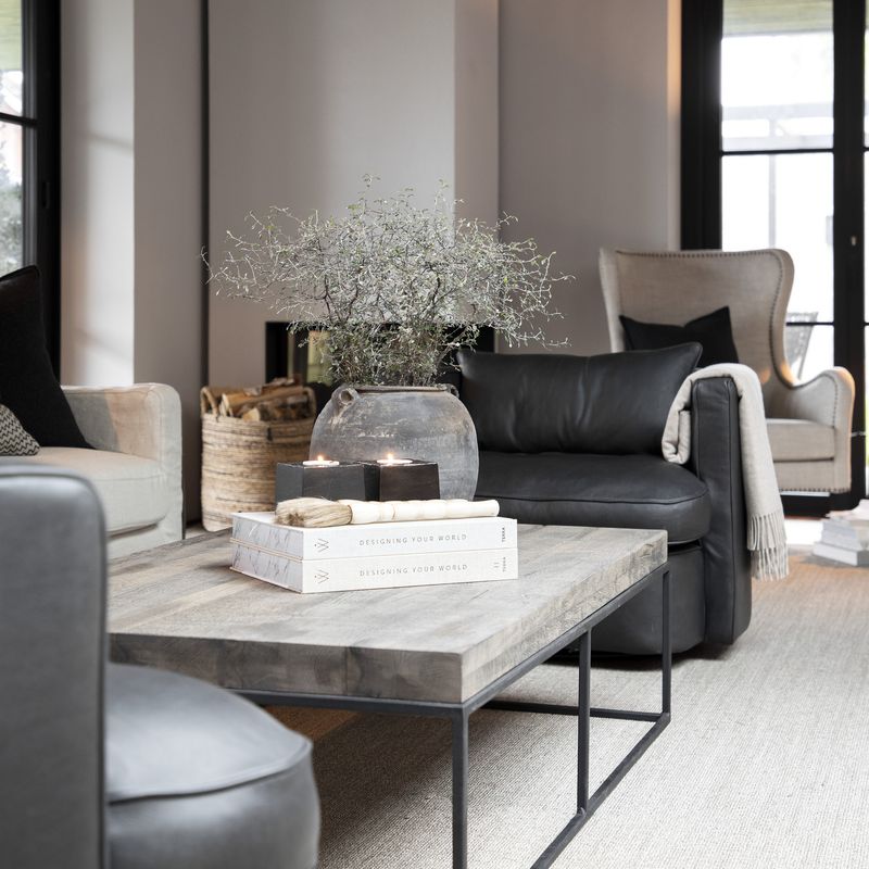 Joan svingstol – skinn | Artwood