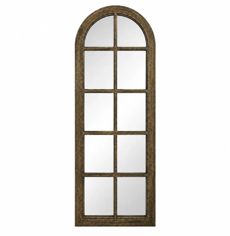 Vintage vindusspeil messing | Home Factory