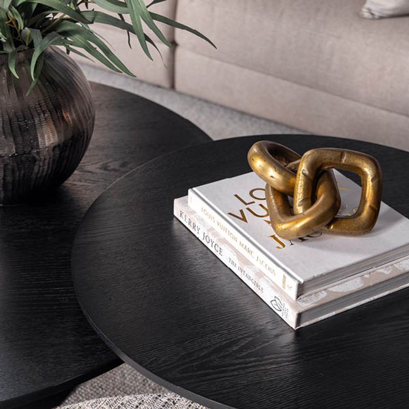Cloud Svart Ø:120 Sofabord - Artwood