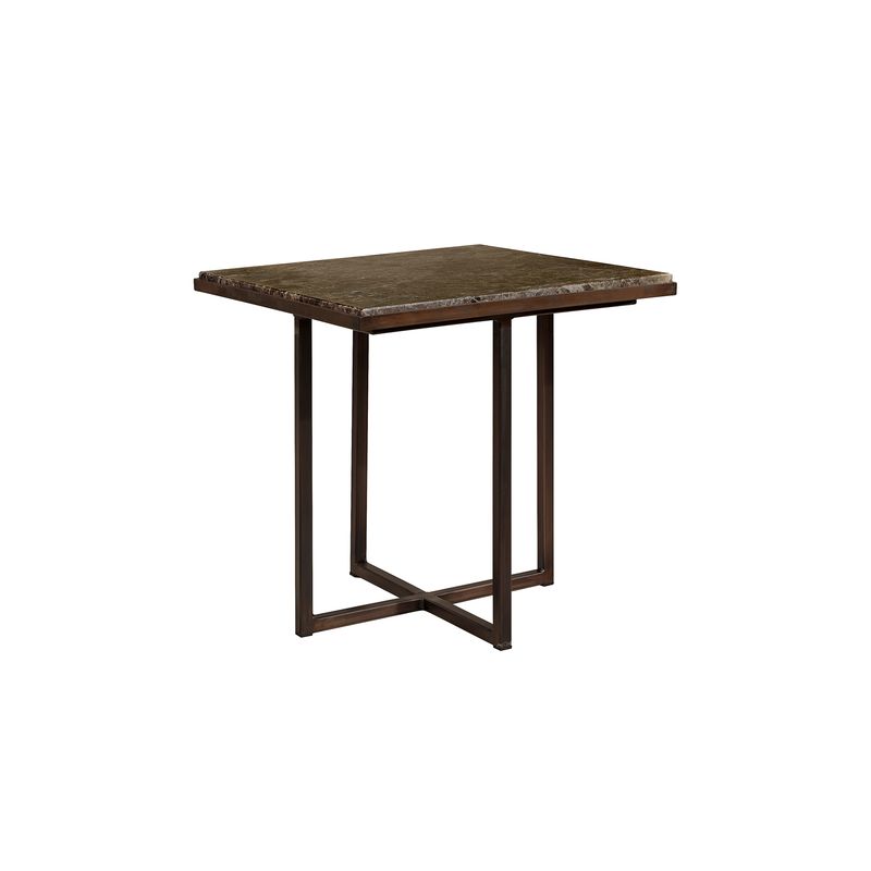 Scala mørkbrun marmor sidebord | Artwood