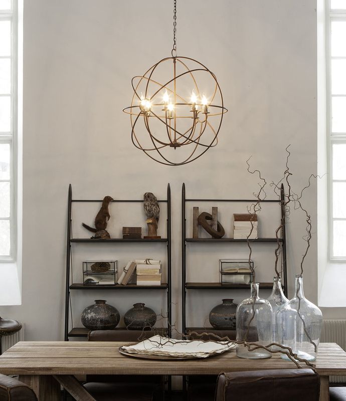 Rome Taklampe Antique Rust - Artwood