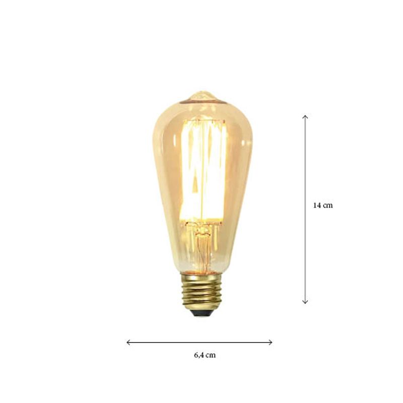 Vintage Gold LED-lyspære 