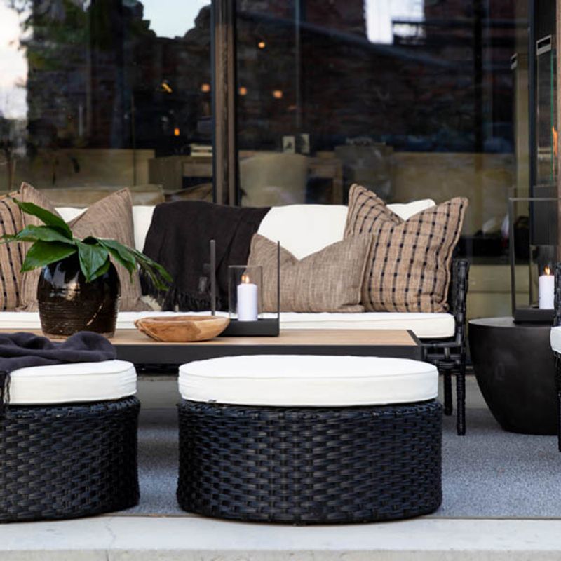 Santa Monica Svart Sofa - Artwood