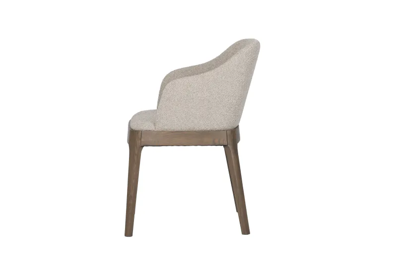 Boston spisestol med armlener – muskatbein | Home Factory