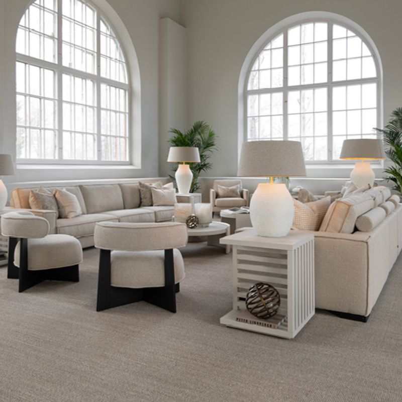 Oakland Ivory Mist Ø80 Sofabord - Artwood