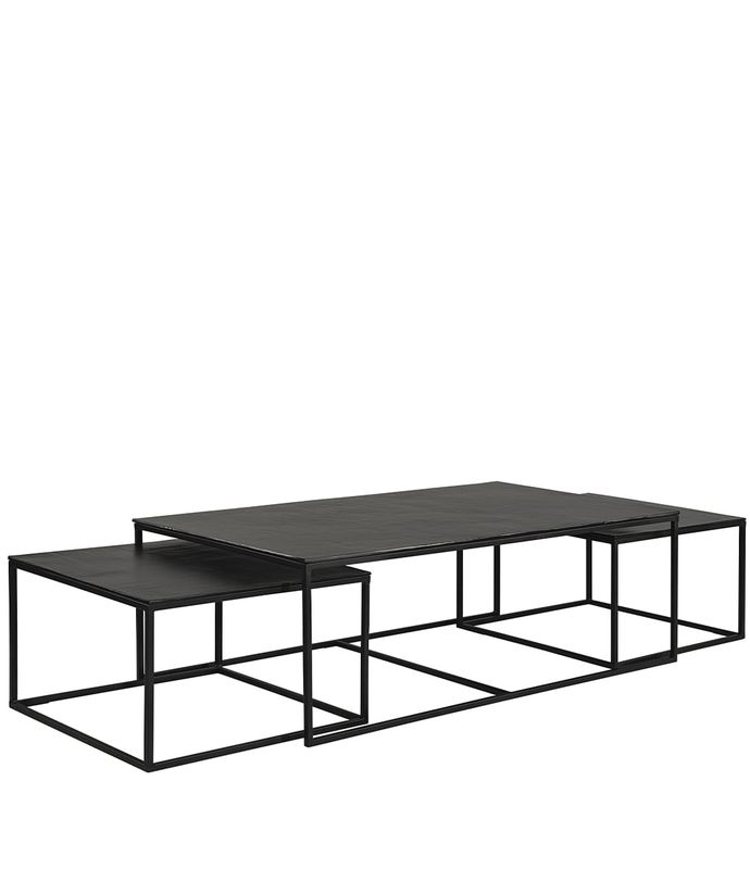 Mille 3-Sett Svart Sofabord - Artwood