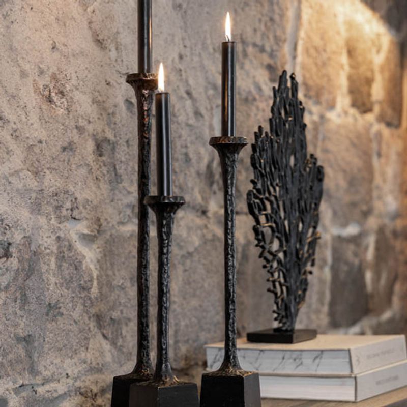 Candela 3set Antikk Bronse - Artwood