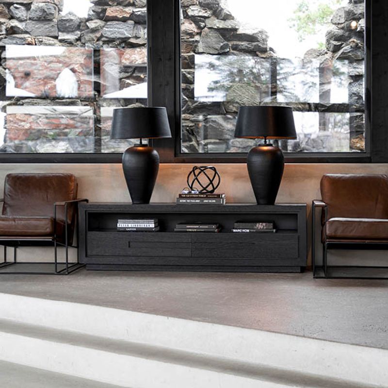 Hunter Svart Tv-Benk - Artwood