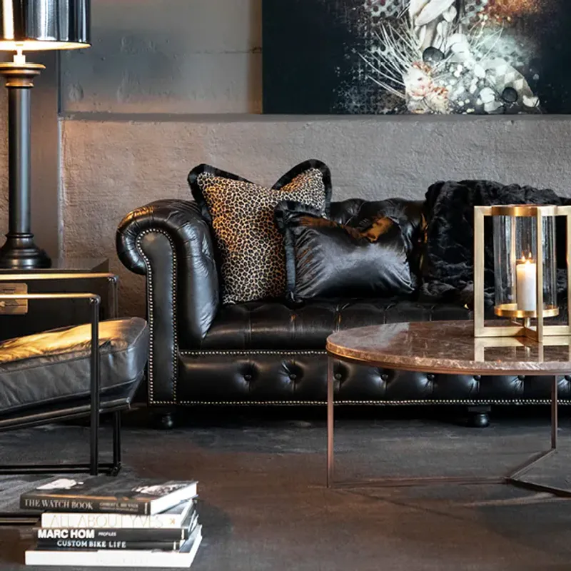 Cedes rundt marmorbord | Artwood