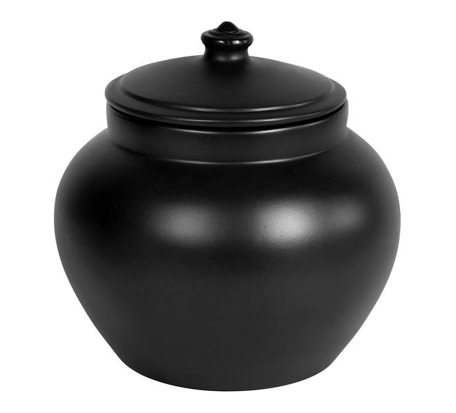 Dekorativ Svart Krukke - Home Factory