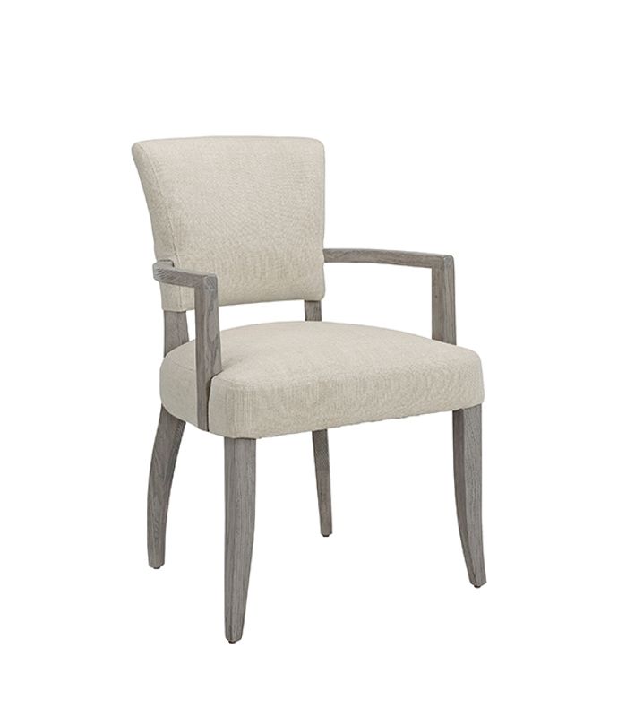 Maggie spisestol m/armlene – pearl grey bein | Artwood
