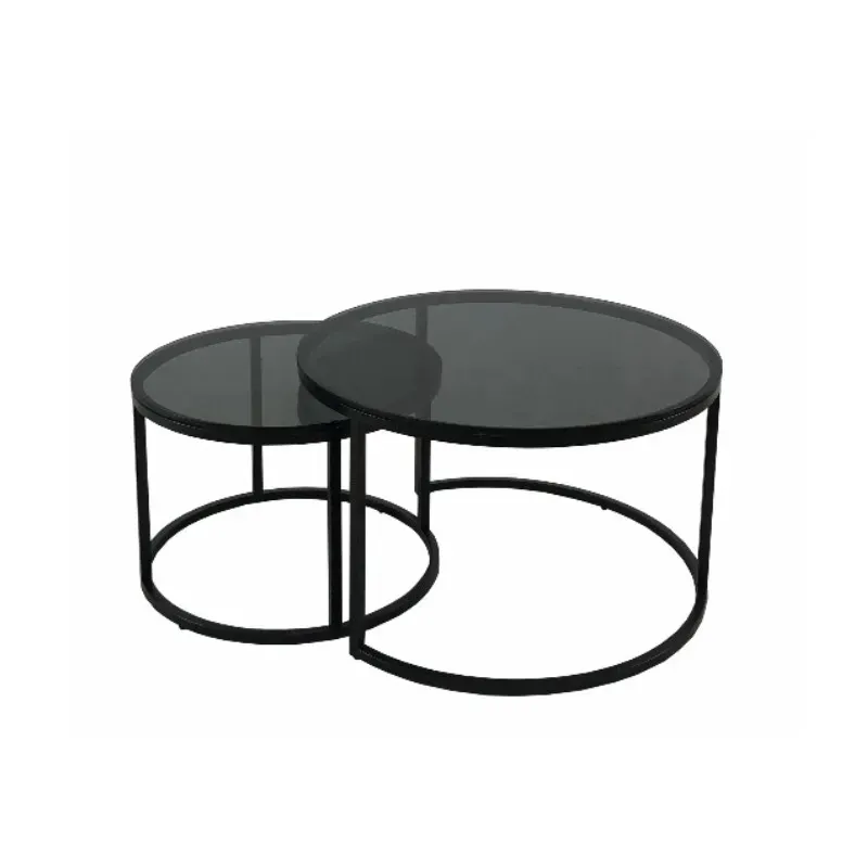 Oceanside grått glass sofabord | Home Factory