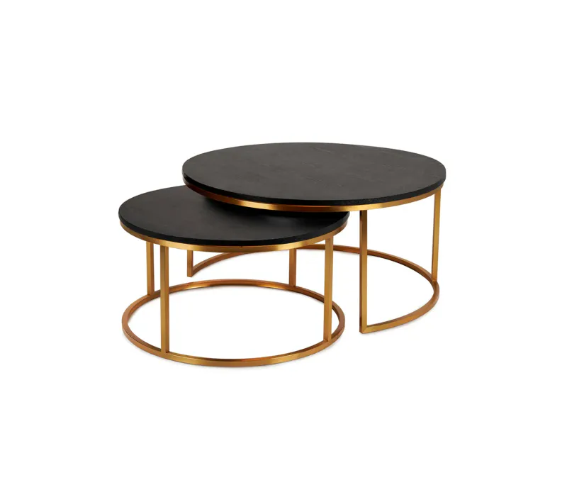 Oceanside gold/eikefiner sofabord | Home Factory
